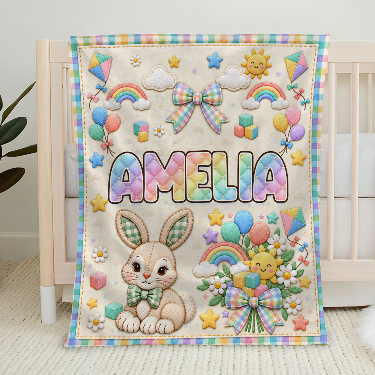 A Little Garden Of Love - Personalized Fleece Blanket