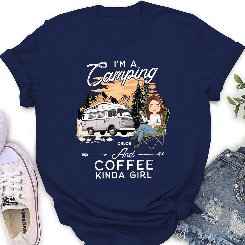 Custom Christmas & Birthday Keepsake Gift • Kinda Girl - Personalized Women's T-shirt