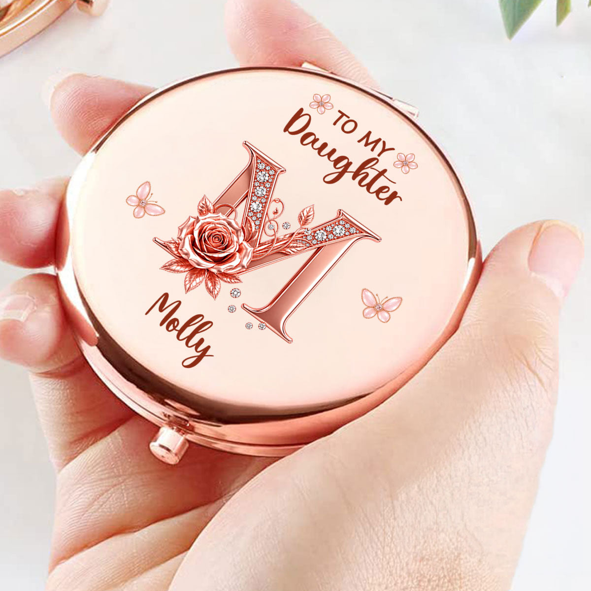 Beautifully Brave - Personalized Compact Mirror