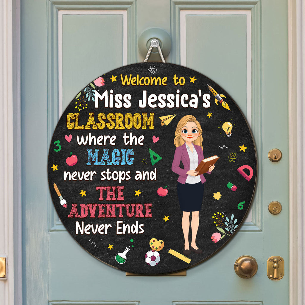 Custom Home & Wall Decor, Birthday & Christmas Gift • Lovely Class - Personalized Wood Sign