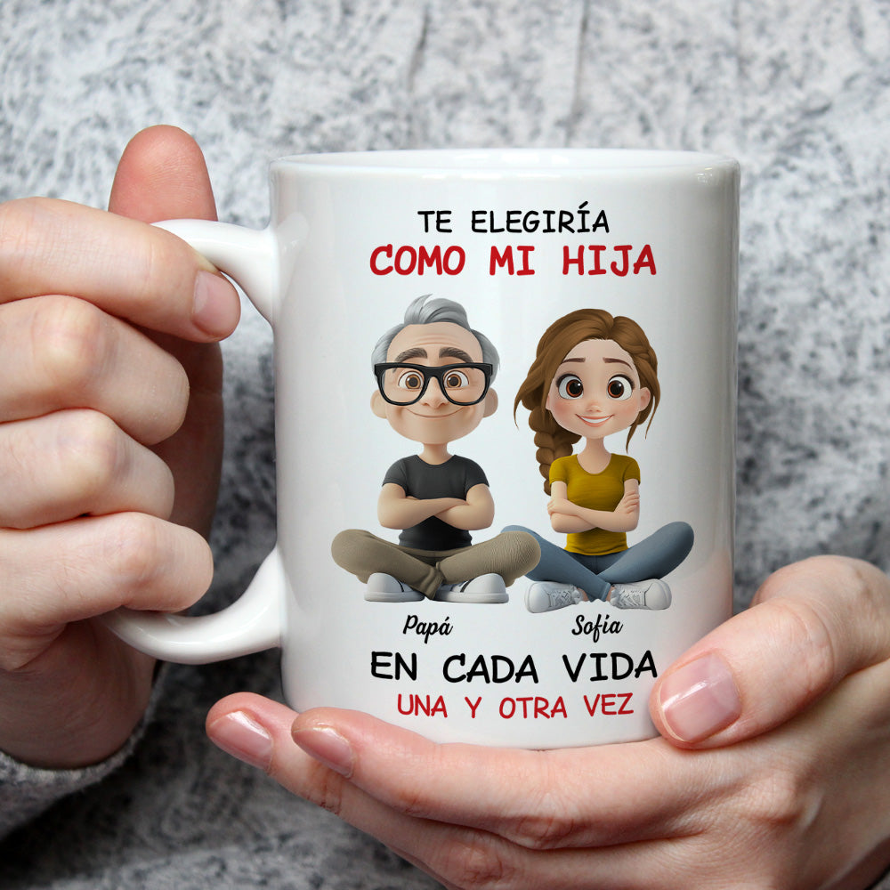 Custom Christmas & Birthday Gift for Daughter • Always Choose You 2 - Personalized Coffee Mug