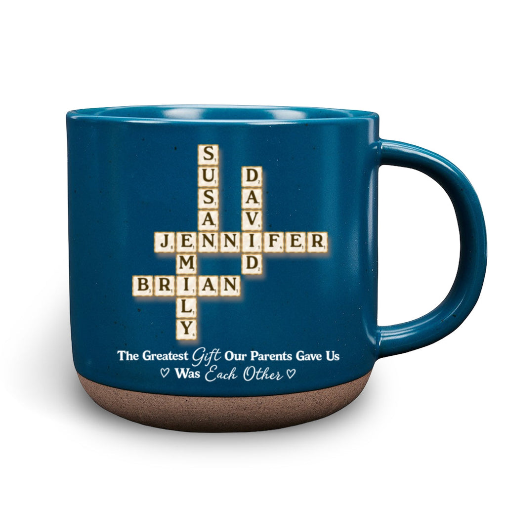 Custom Christmas & Birthday Gift for Brother & Sister • Together Is The Greatest Gift - Personalized Pottery Mug