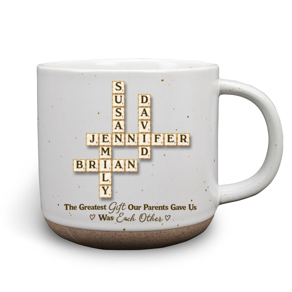 Custom Christmas & Birthday Gift for Brother & Sister • Together Is The Greatest Gift - Personalized Pottery Mug