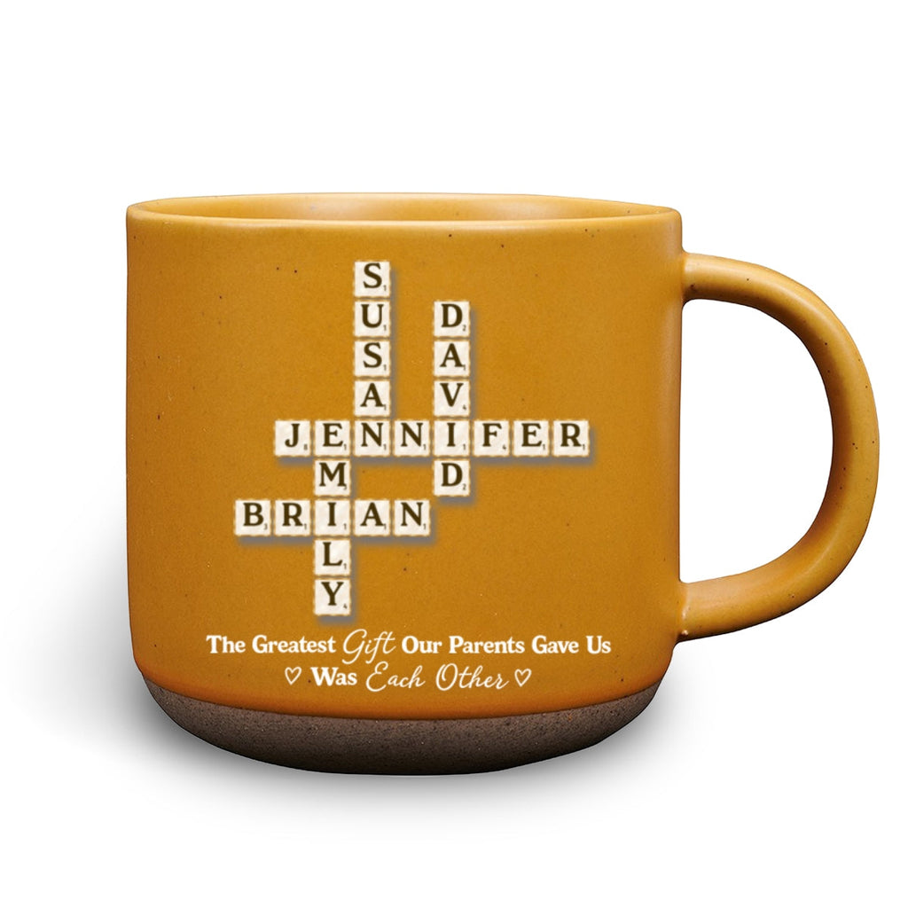 Custom Christmas & Birthday Gift for Brother & Sister • Together Is The Greatest Gift - Personalized Pottery Mug