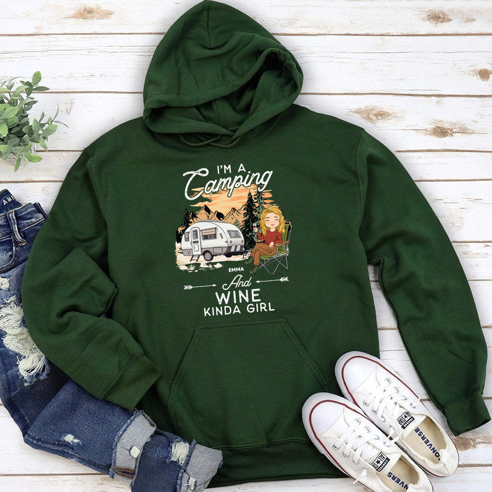 Custom Christmas & Birthday Keepsake Gift • Kinda Girl - Personalized Hoodie