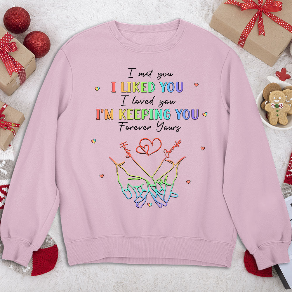 Custom Anniversary Keepsake Gifts For Couple • Love Knows No Gender - Personalized Shirt