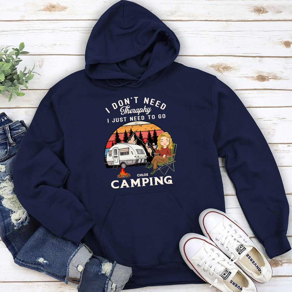 Custom Christmas & Birthday Keepsake Gift • Therapy Camping 2 - Personalized Hoodie