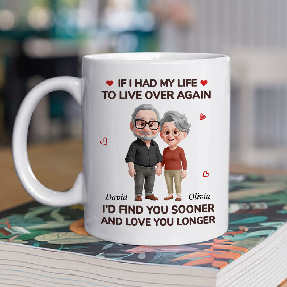 Custom Anniversary Keepsake Gifts For Couple • Love You For Life - Personalized Coffee Mug