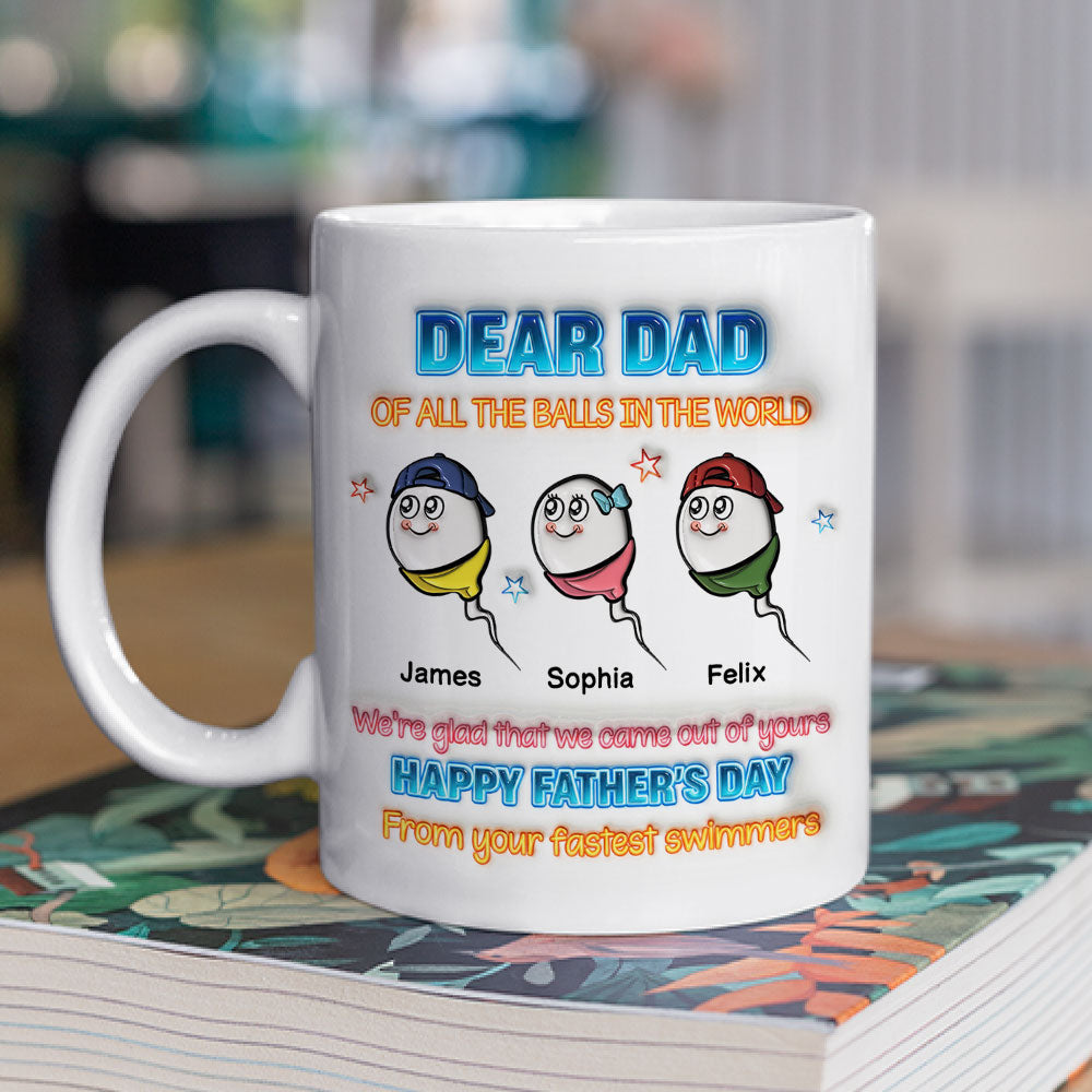 Custom Anniversary Keepsake Gifts For Couple • Thanks For Bringing Us Into The World - Personalized 3D Inflated Effect Mug