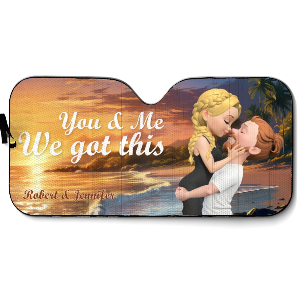 We Got This - Personalized Car Sunshade