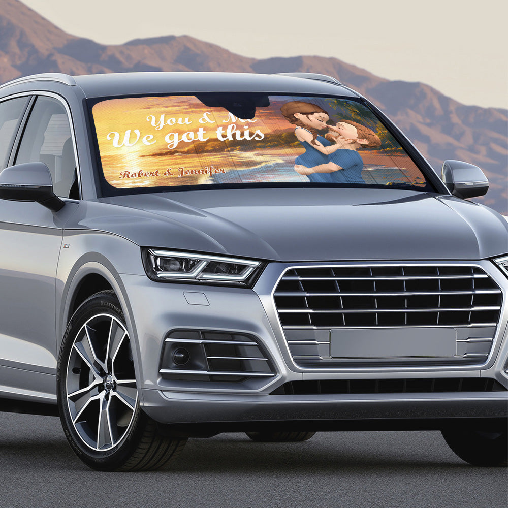 We Got This - Personalized Car Sunshade