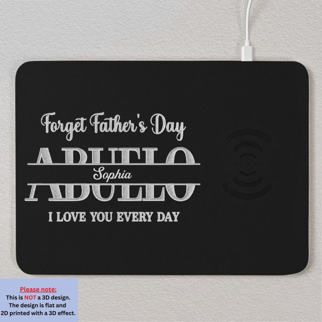 We Love You Every Day - Personalized Charging Mat