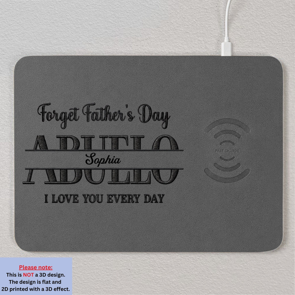 We Love You Every Day - Personalized Charging Mat