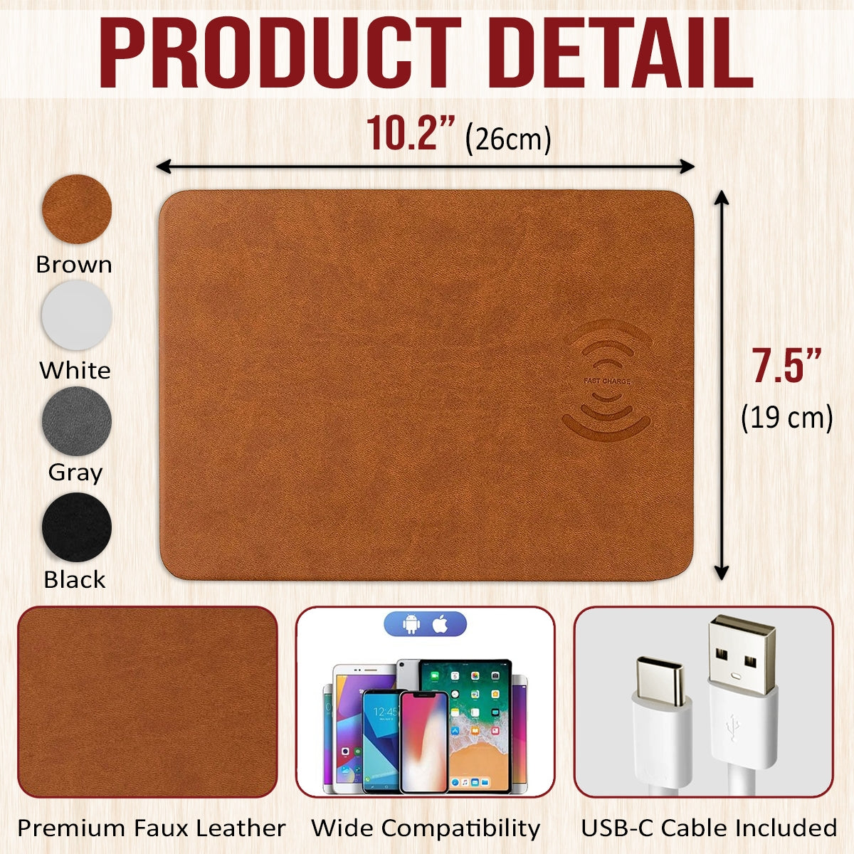 We Love You Every Day - Personalized Charging Mat