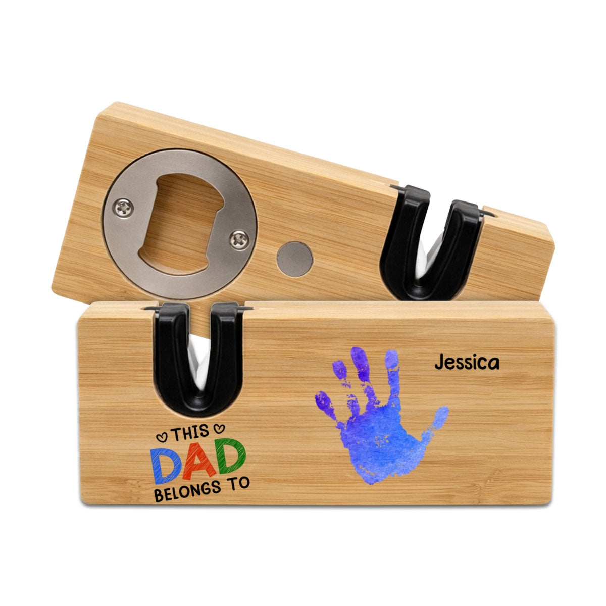 This Daddy Belongs To - Personalized Opener Sharpener Stowel