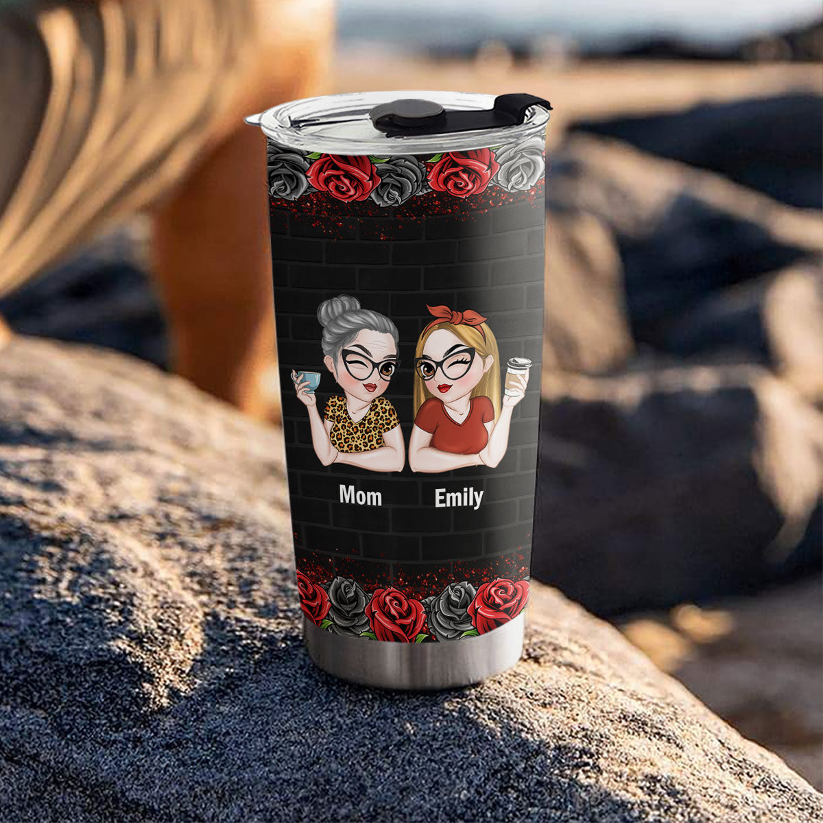 Custom Mother's Day Birthday Gifts For Daughter • For The Strongest Daughter - Personalized Tumbler
