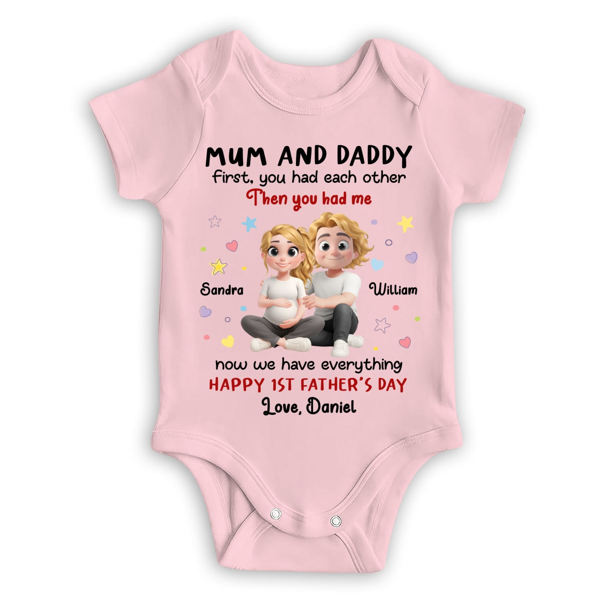 The Love I Entered - Personalized Baby Onesie