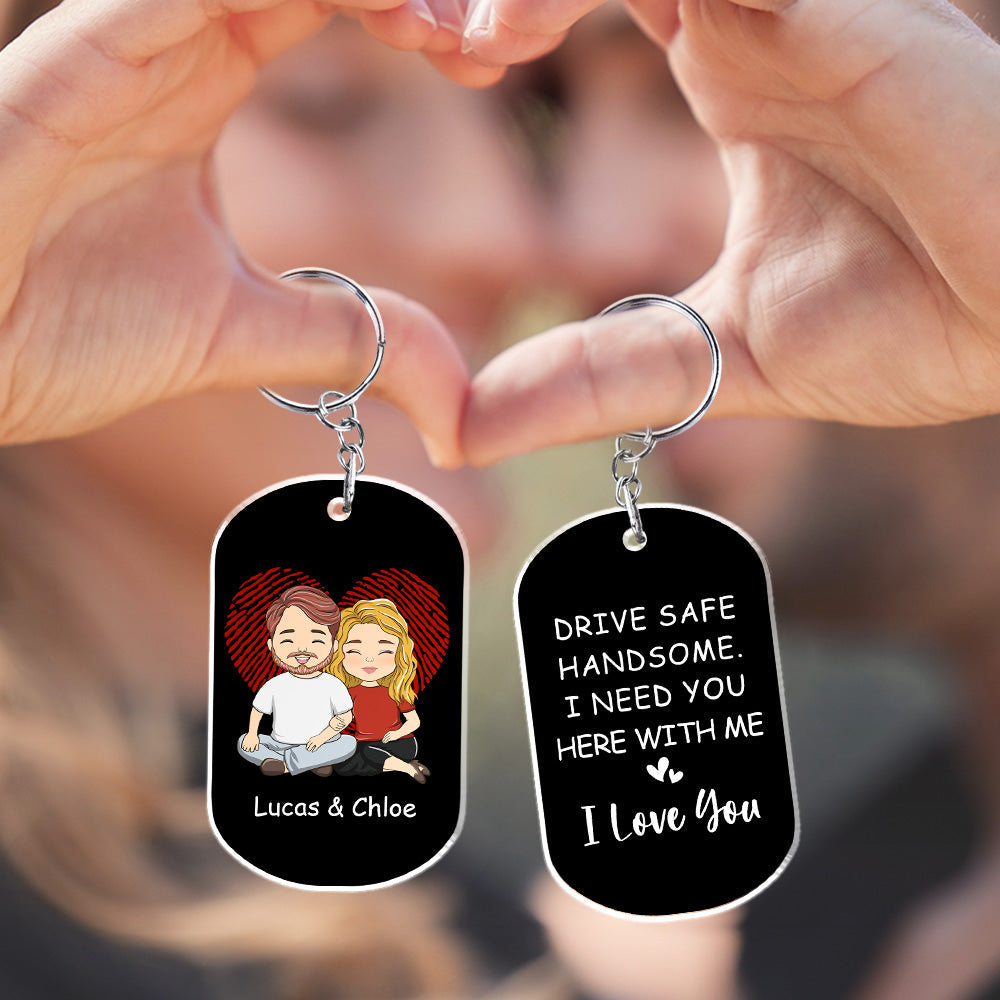 I Need You Here - Personalized Acrylic Keychain