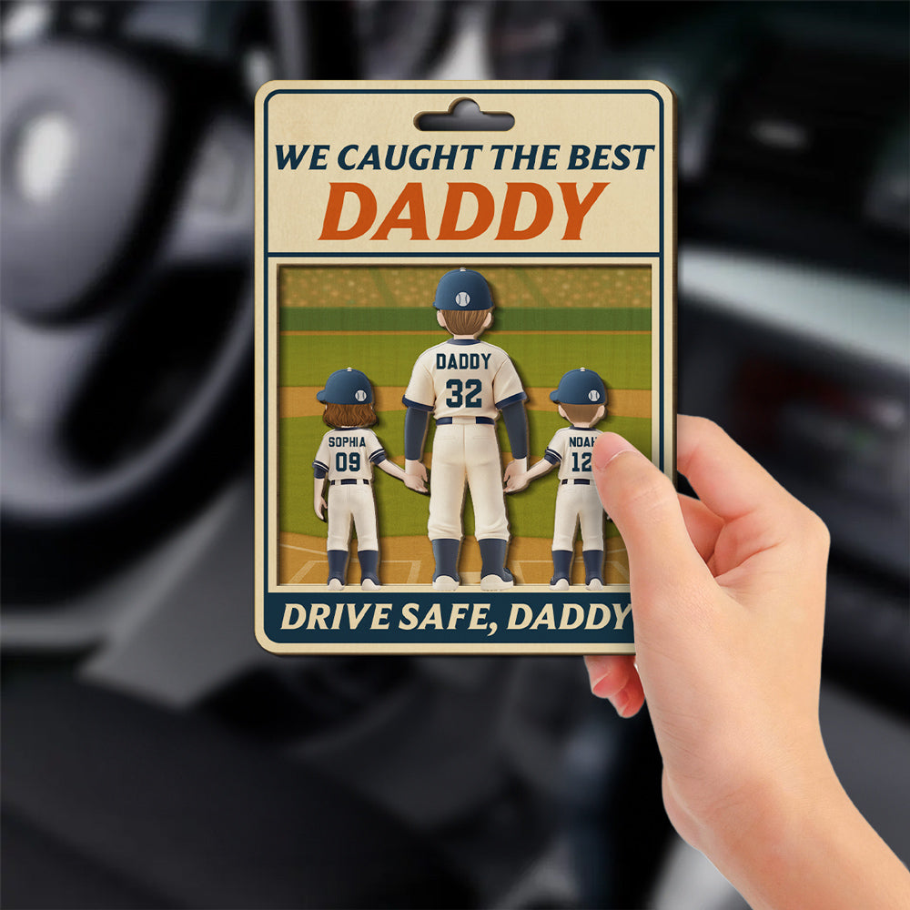 The Best Daddy - Personalized Car Visor Clip