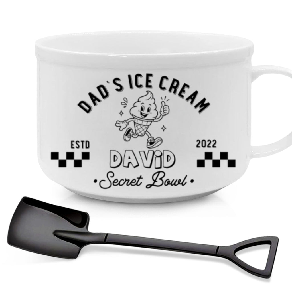 Reserved For Dad Only - Personalized Ceramic Bowl