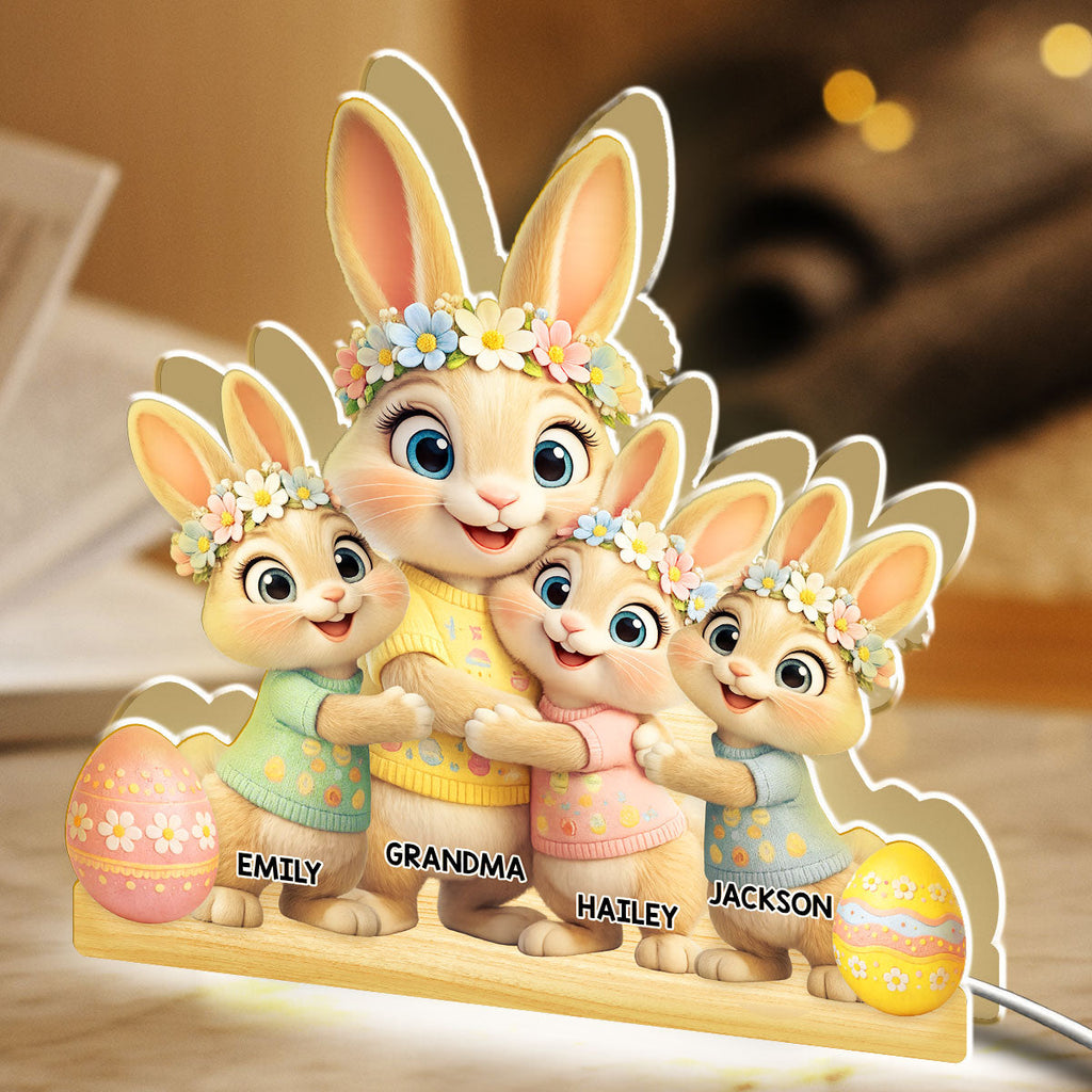 Little Bunny Easter Grandma - Personalized Light Box