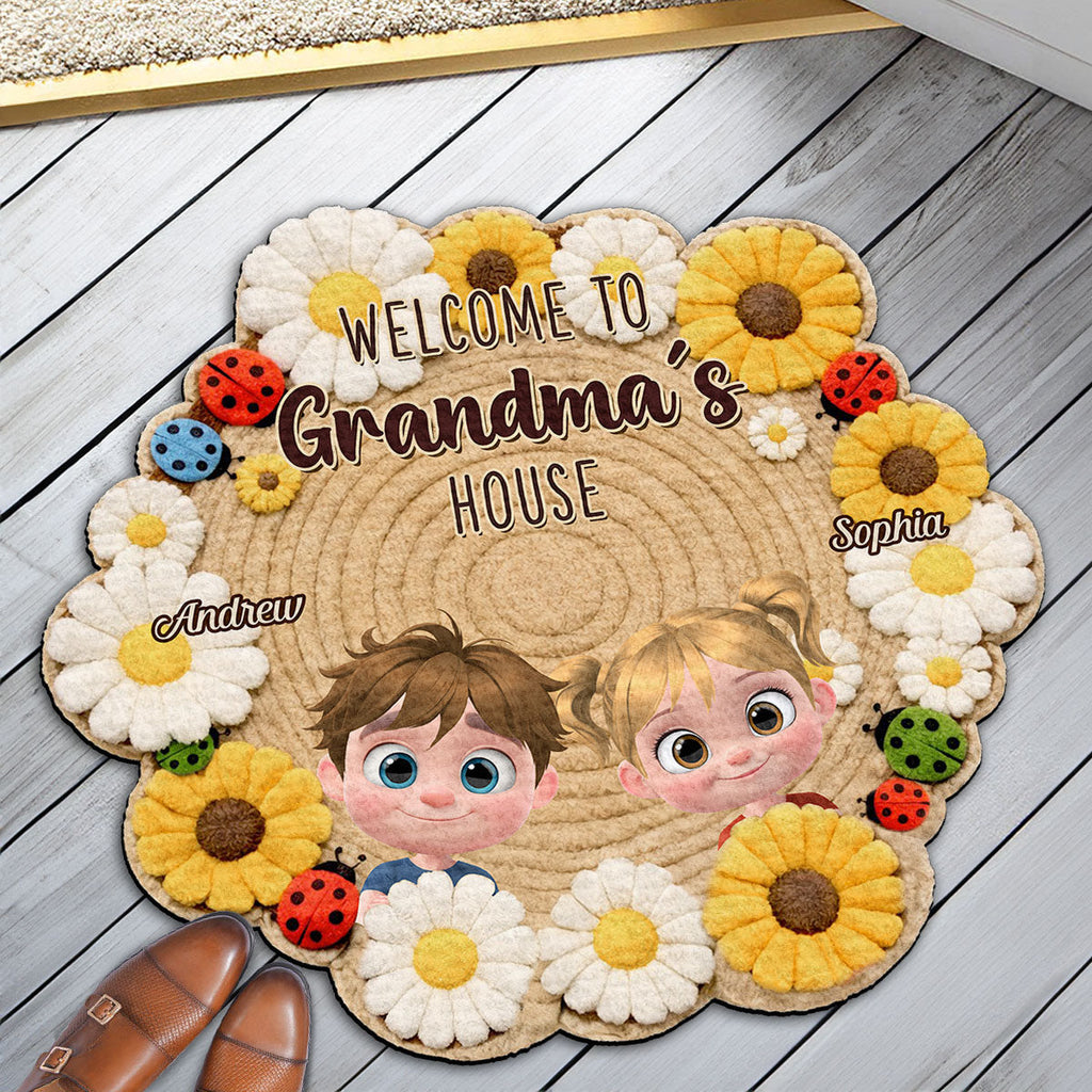 Welcome To Grandma Home - Personalized Doormat