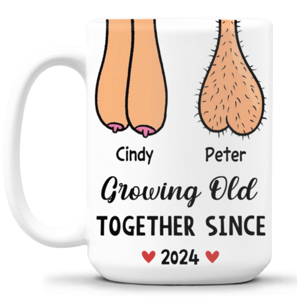 Custom Anniversary Keepsake Gifts For Couple • Together Since - Personalized Coffee Mug