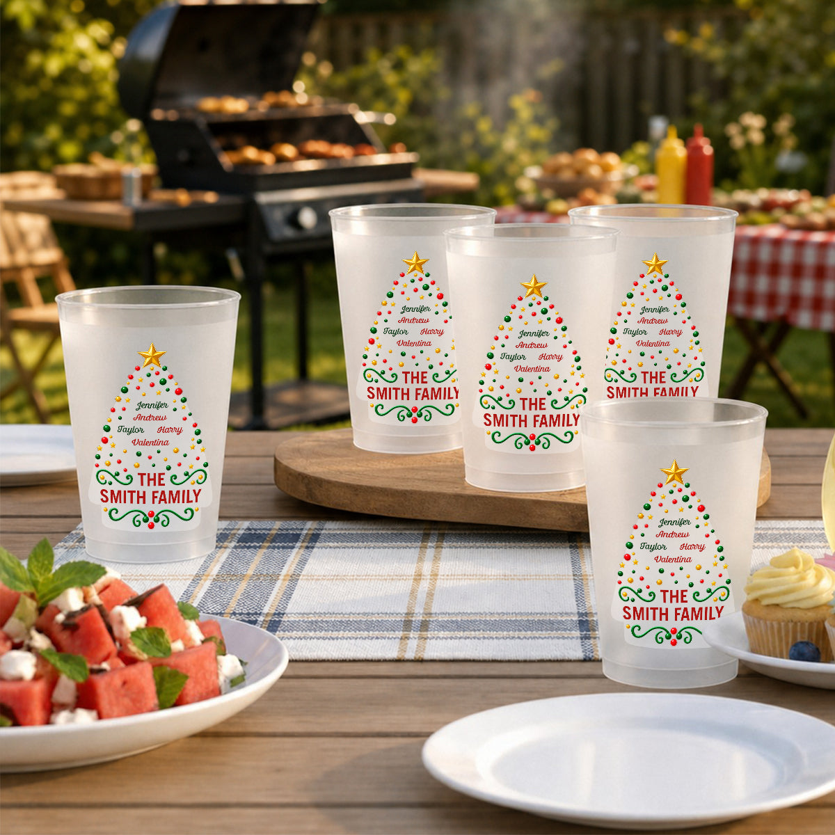 Merry Season - Personalized Frosted Cup