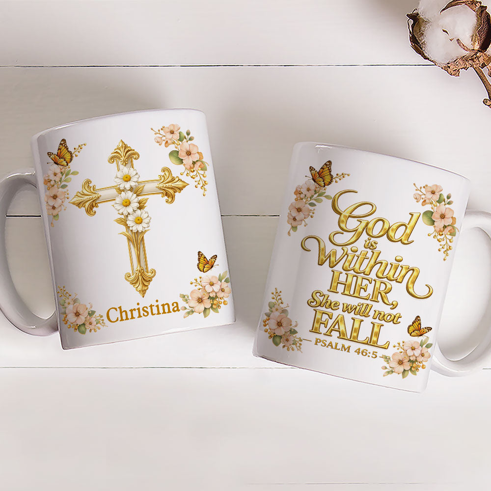 Custom Christmas & Birthday Gift for Daughter • You Will Not Fall - Personalized Coffee Mug