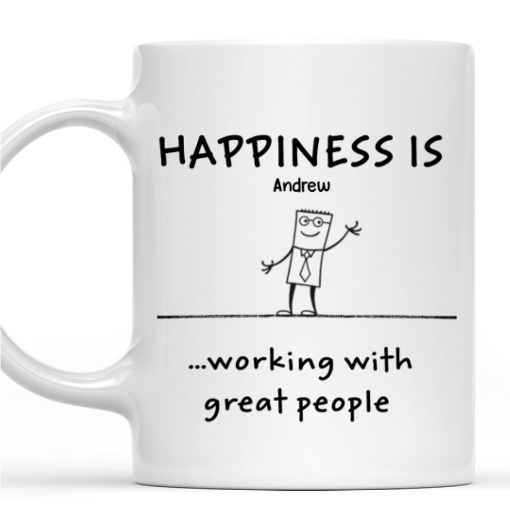 Custom Coworker, Christmas & Birthday Team Appreciation Gift • Great Colleagues - Personalized Coffee Mug