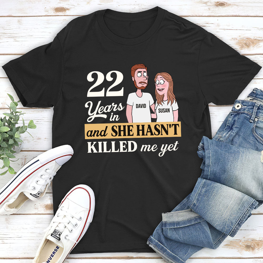 Custom Anniversary Keepsake Gifts For Couple • Years In - Personalized Classic T-shirt
