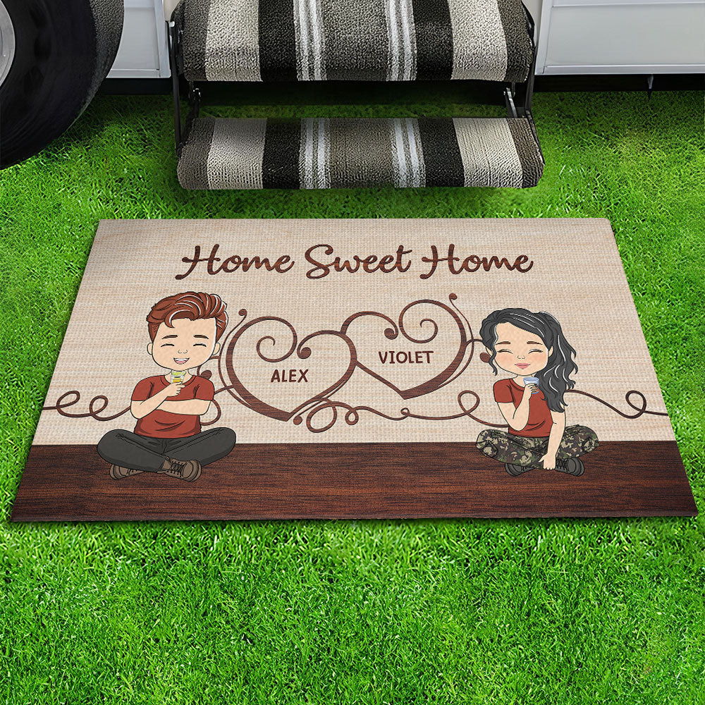 We Are Homebodies - Personalized Doormat