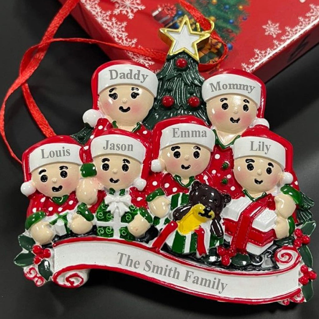 Custom Keepsake Christmas Ornament •  Merry Christmas - Personalized Resin Ornament