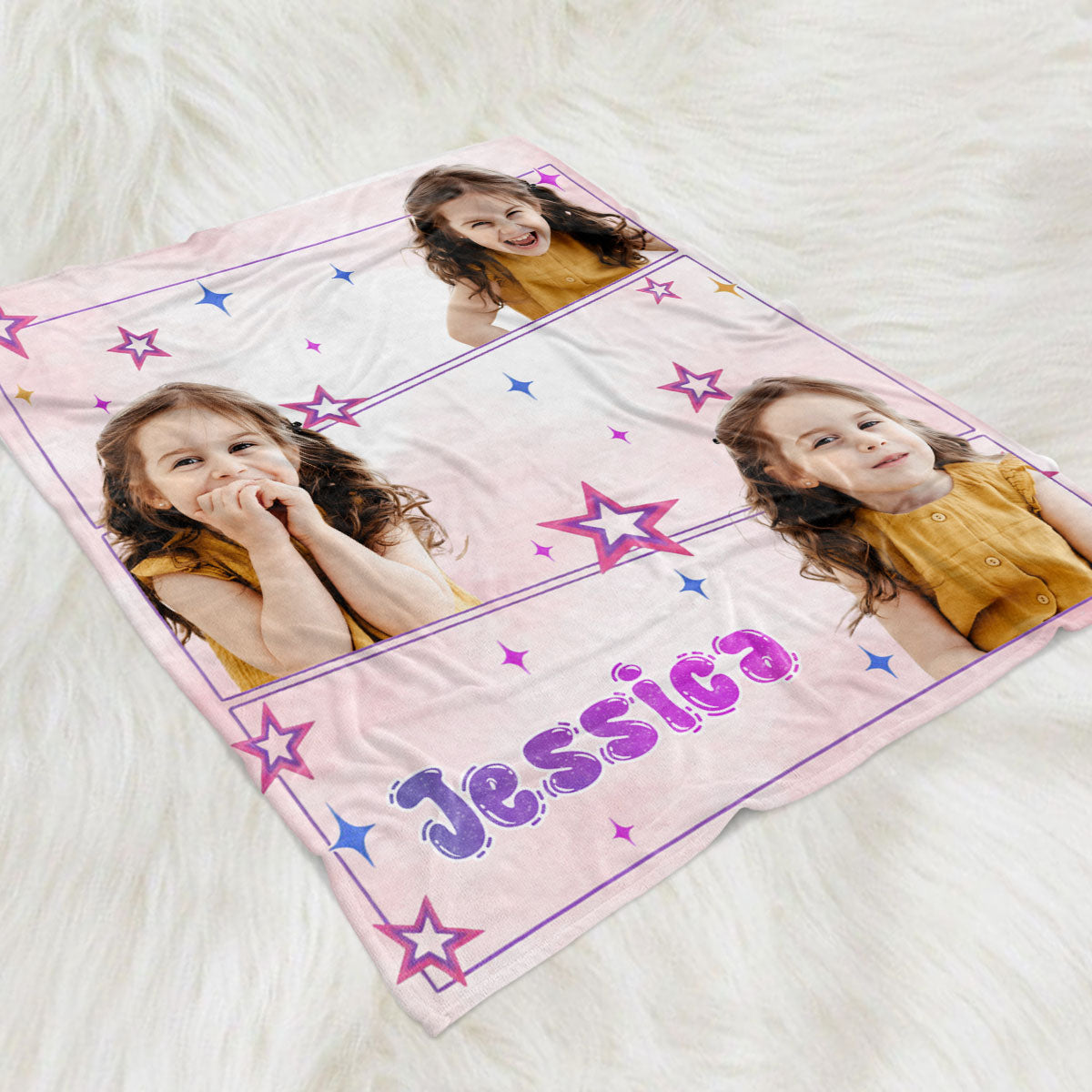 You Are Loved My Girl - Personalized Fleece Blanket