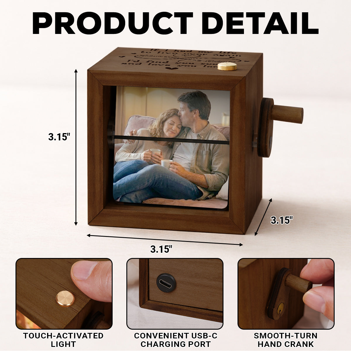 Find You Sooner - Personalized Photo Flipbook Animation Box