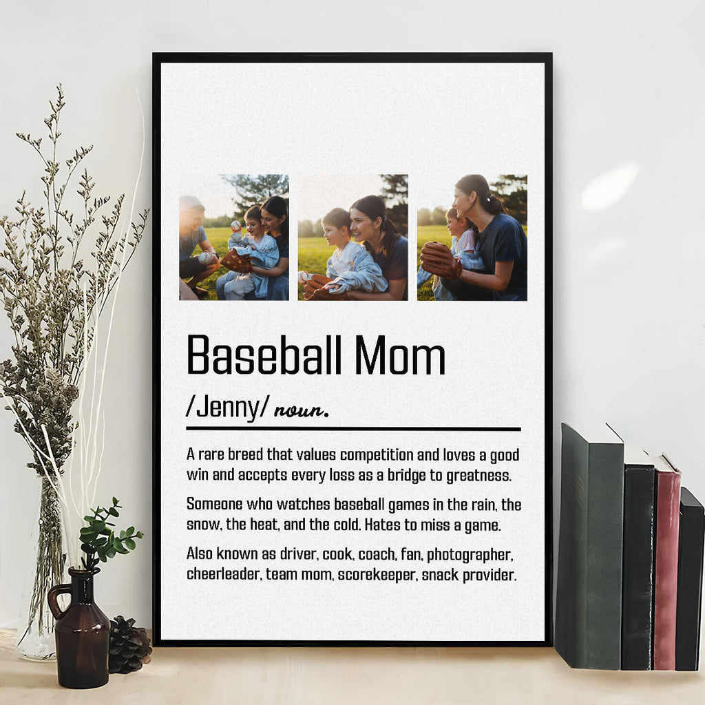 Baseball Moms Never Miss Games - Personalized Poster