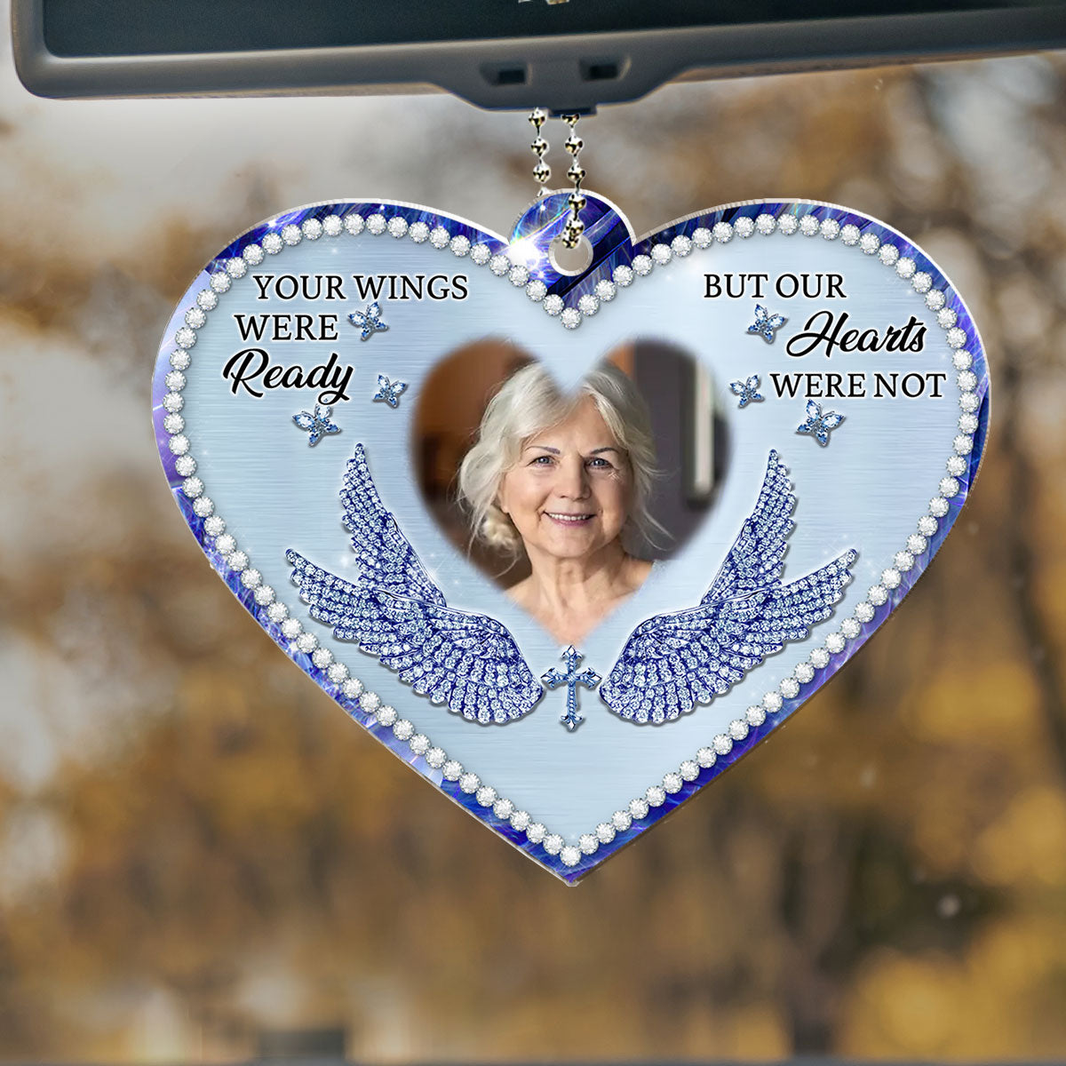 I Will Always Carry Mom With Me - Personalized Car Ornament