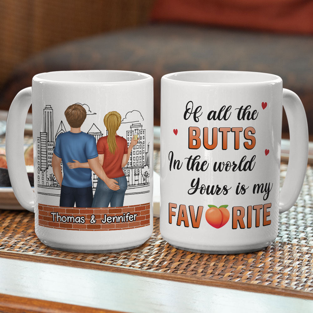 Custom Photo Anniversary Keepsake Gifts For Couple • Yours Is My Favorite - Personalized Coffee Mug