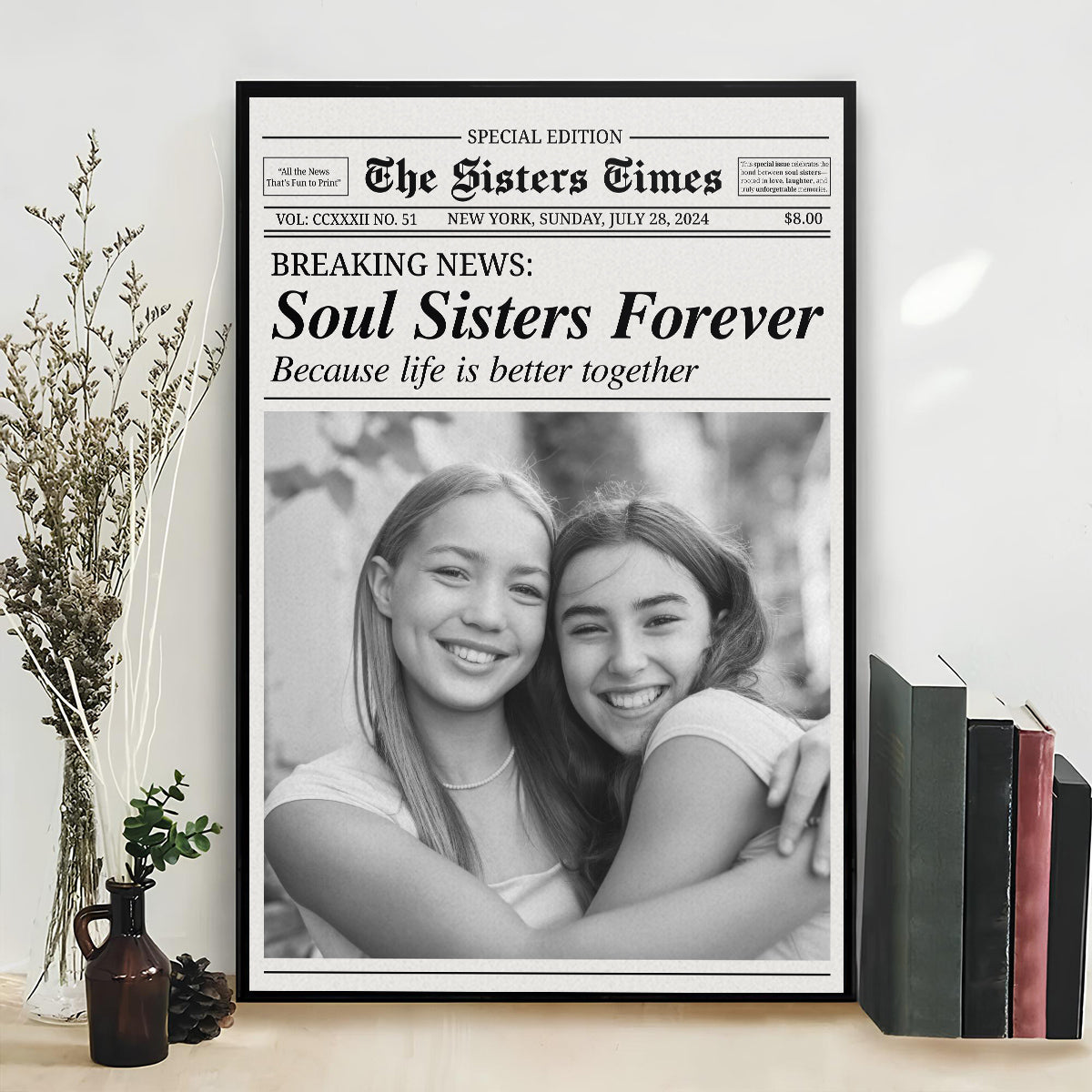 Soul Sisters Forever - Personalized Poster