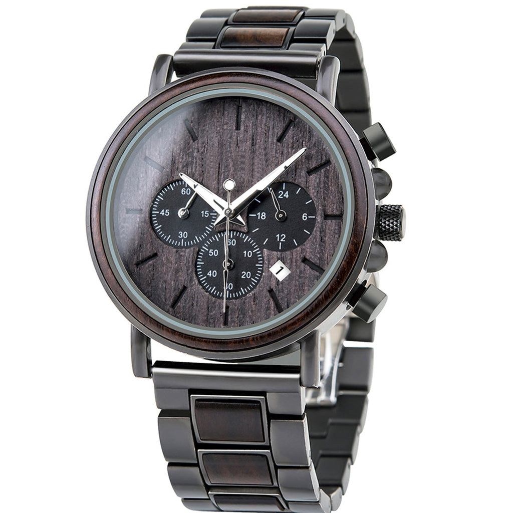 I Found My Missing Peace - Personalized Engraved Wooden Watches GQ026