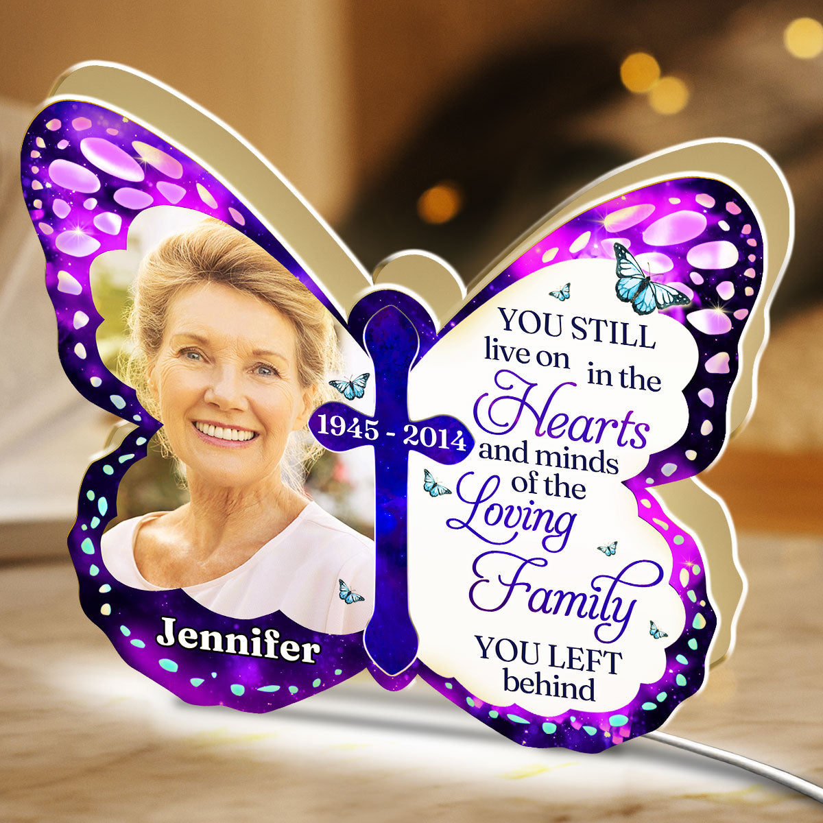 Hearts And Minds - Personalized Light Box