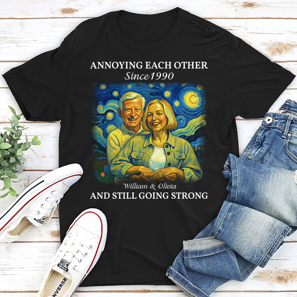 Custom Photo Christmas Anniversary Keepsake Gifts For Husband • Photo Still Going Strong - Personalized Shirt