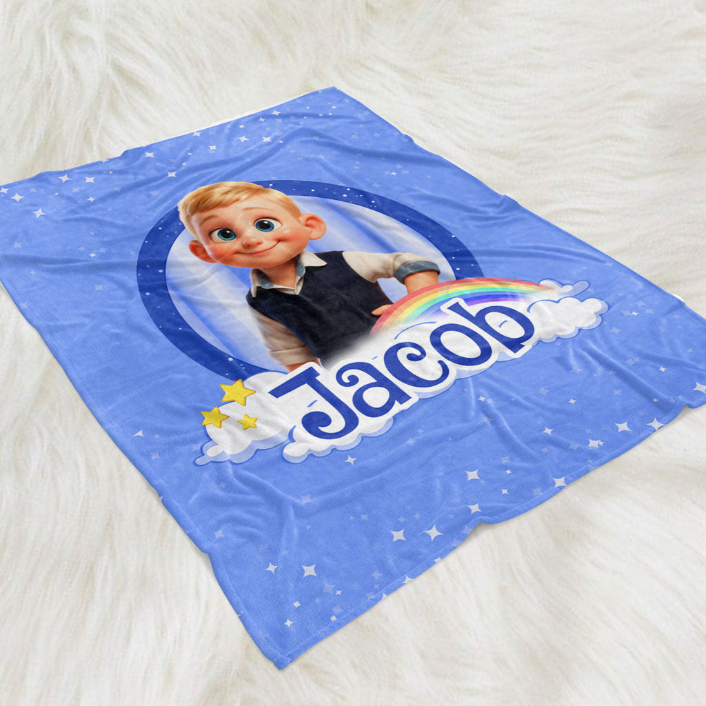 Like A Star - Personalized Fleece Blanket