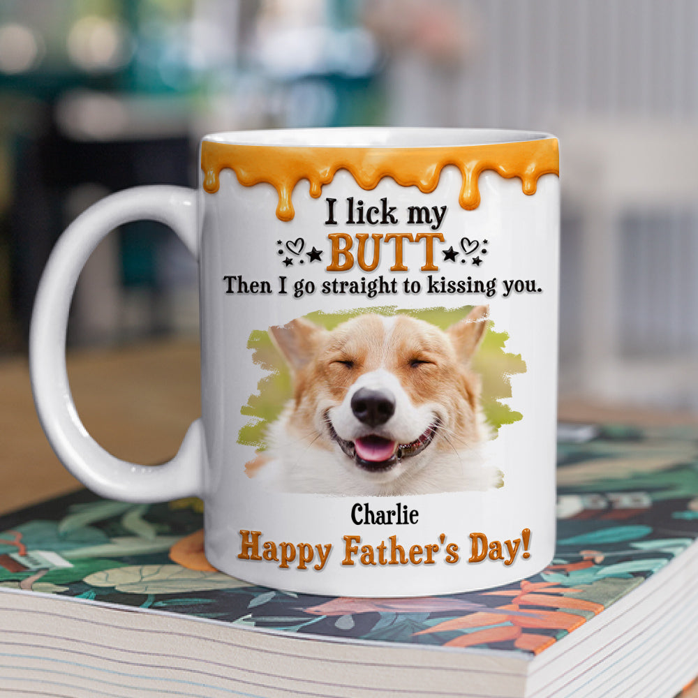 Custom Photo Christmas & Birthday Keepsake Gift • Go Straight To Kissing You Photo - Personalized 3D Effect Mug