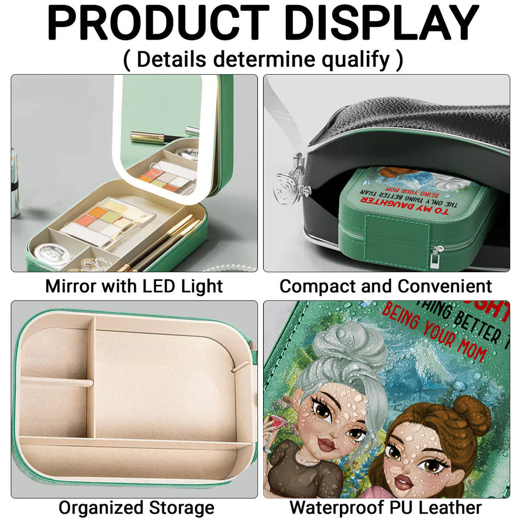 Watching You Be A Mom - Personalized Jewelry Box With LED Mirror