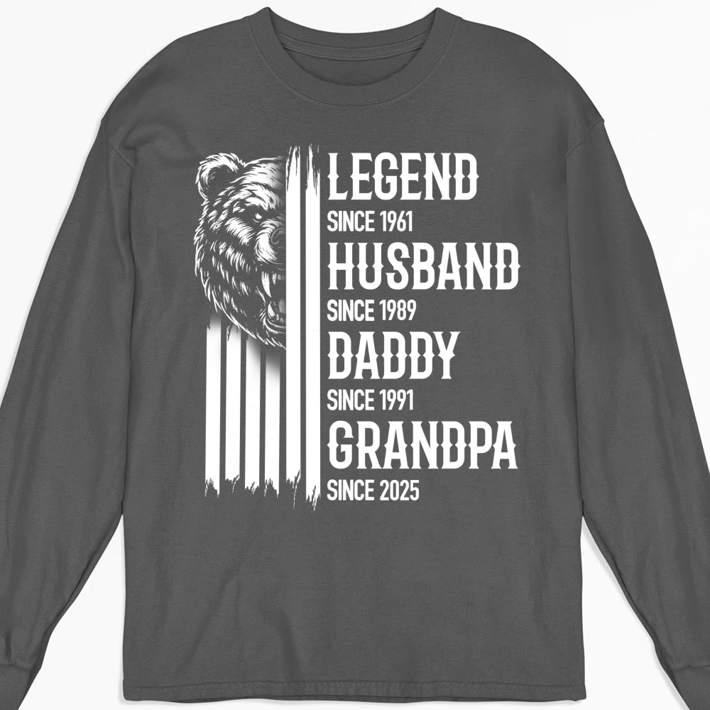 Custom Christmas & Birthday Gift for Dad, Grandpa • A True King - Personalized Shirt