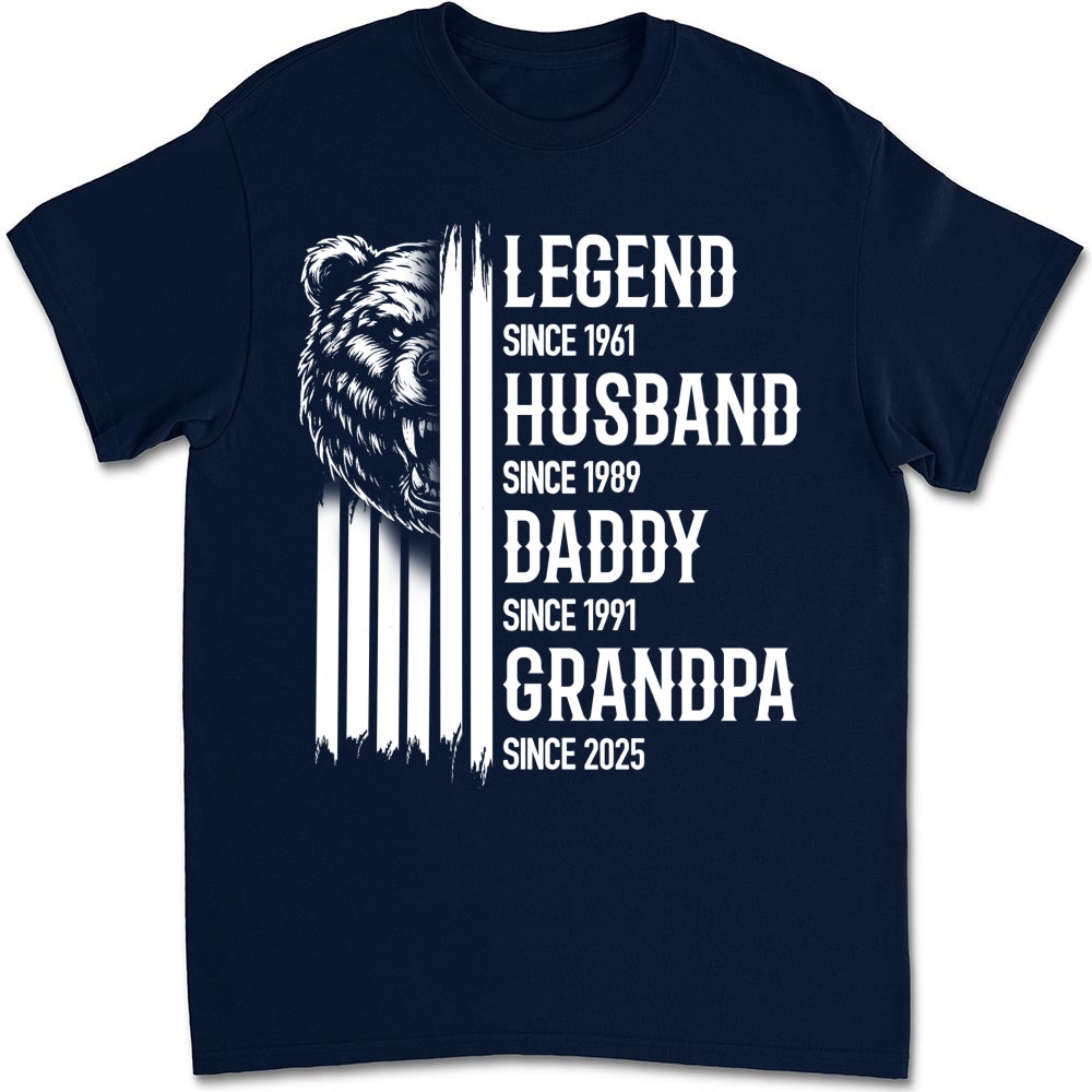 Custom Christmas & Birthday Gift for Dad, Grandpa • A True King - Personalized Shirt
