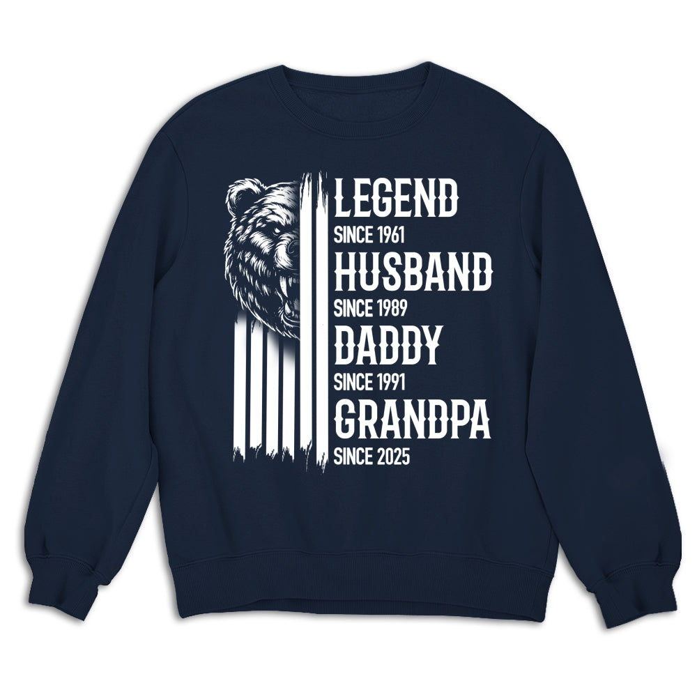 Custom Christmas & Birthday Gift for Dad, Grandpa • A True King - Personalized Shirt