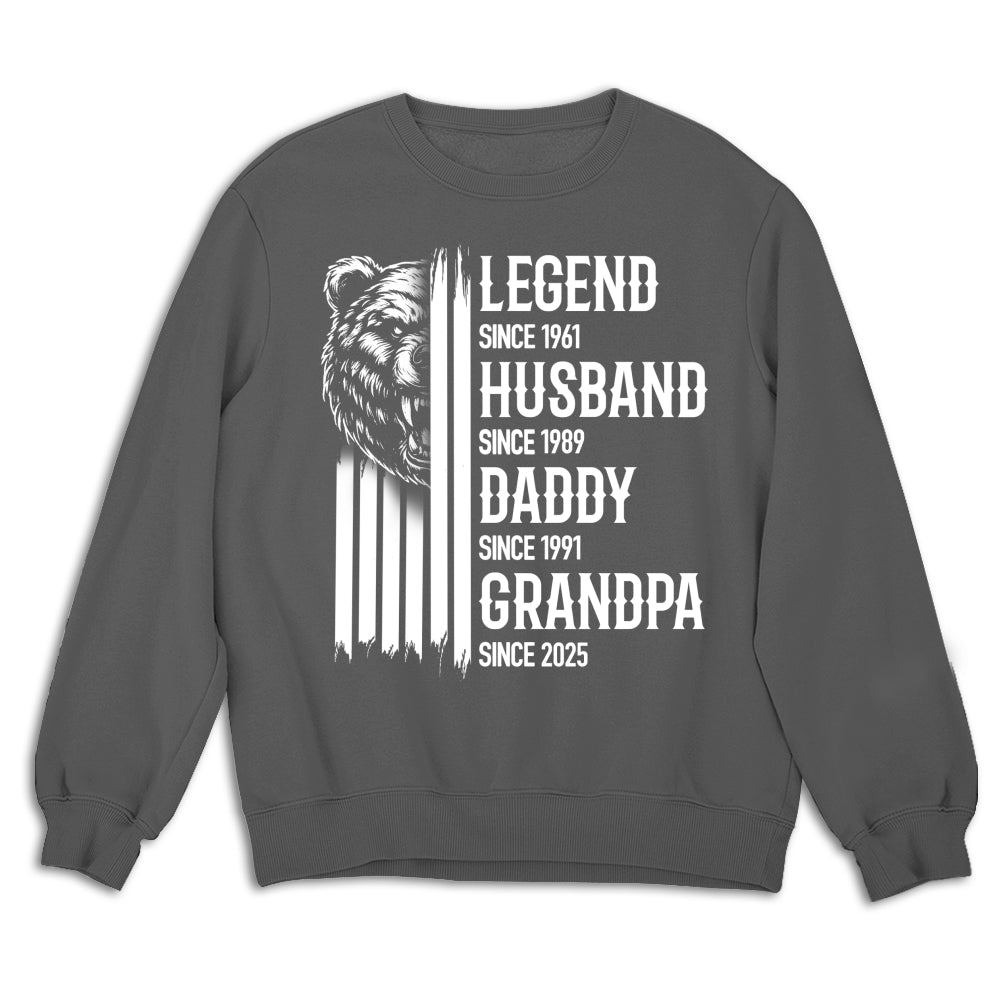 Custom Christmas & Birthday Gift for Dad, Grandpa • A True King - Personalized Shirt