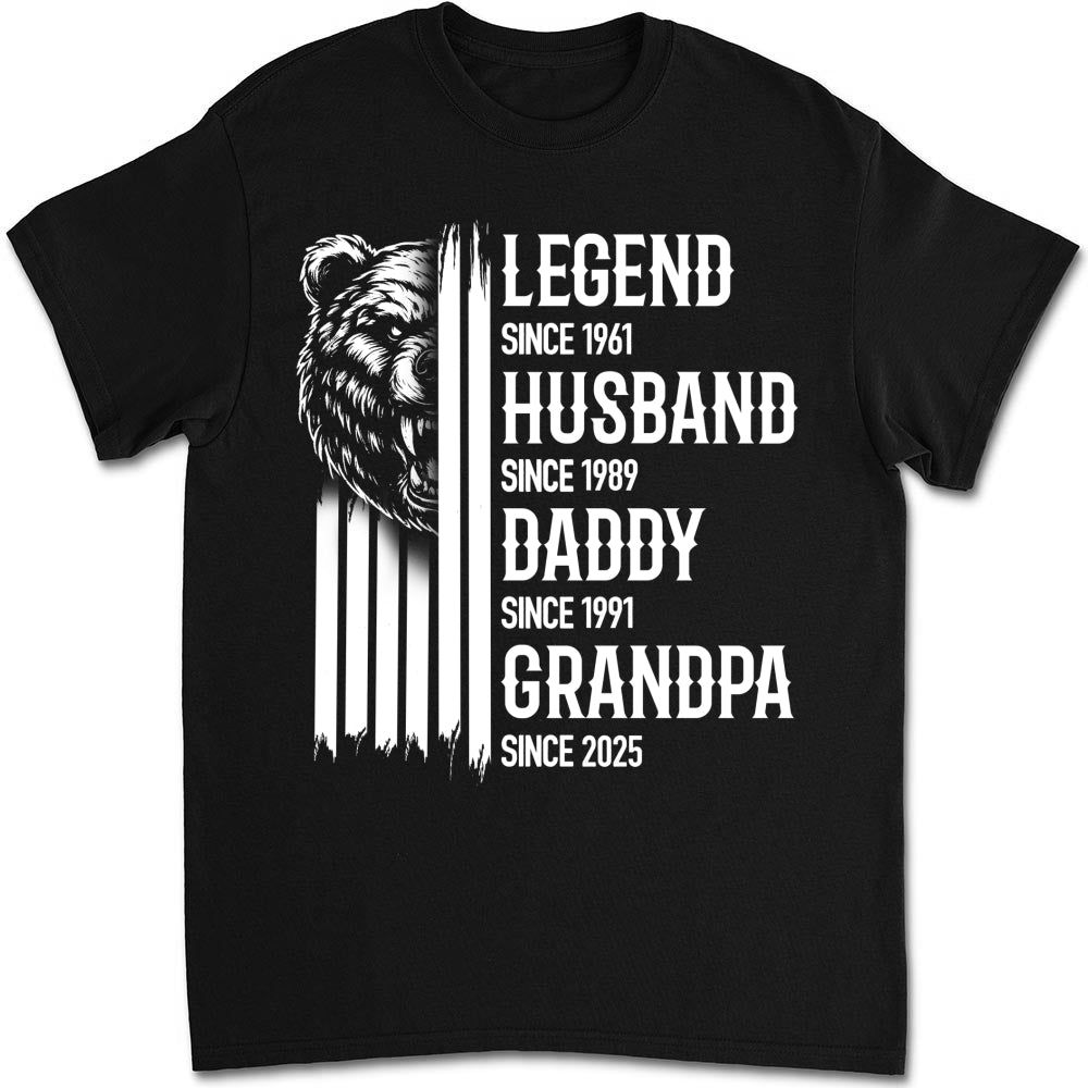 Custom Christmas & Birthday Gift for Dad, Grandpa • A True King - Personalized Shirt